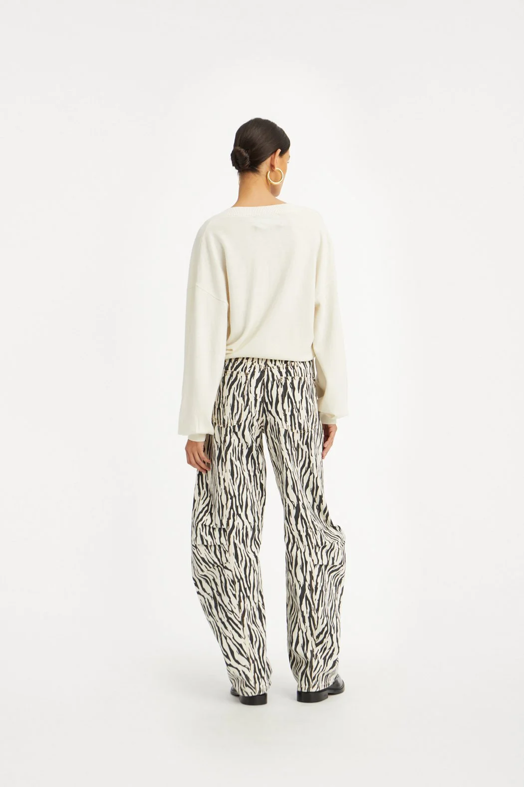 ROTATE Knit V-Neck Sweater — MILI